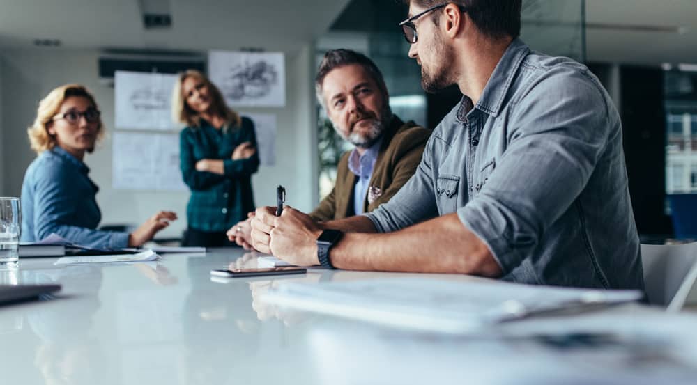 business people in a meeting