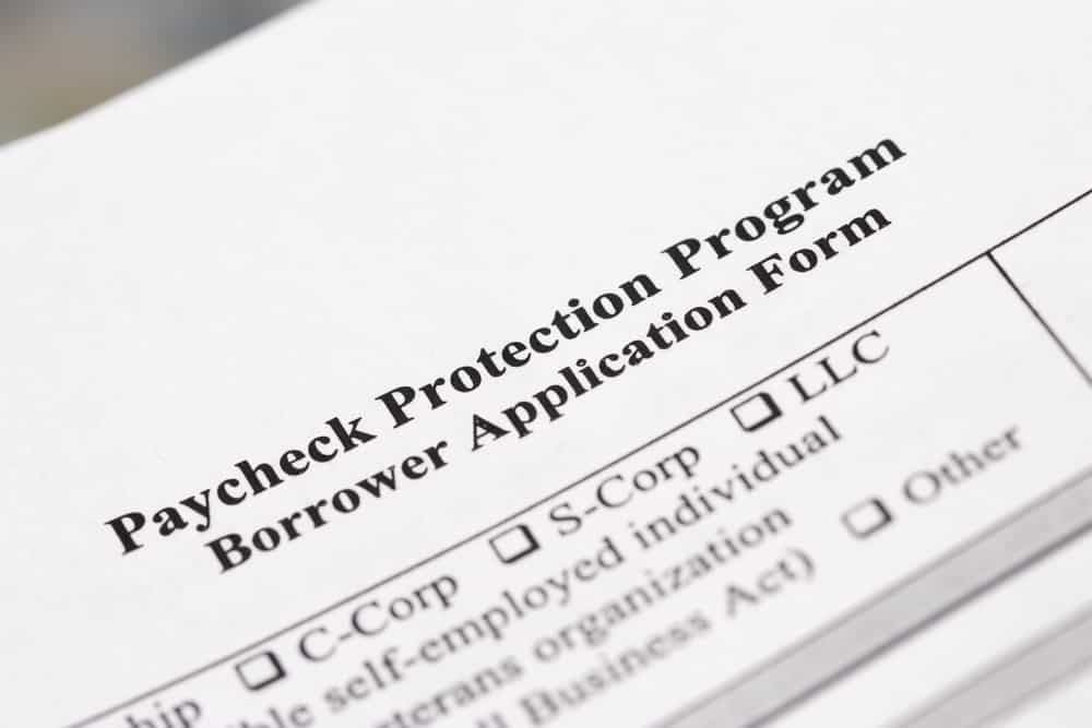 paycheck protection program loan form