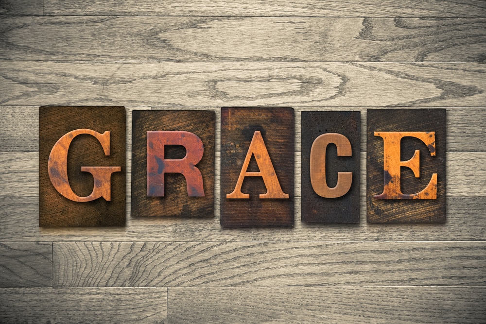 Word art that spells "Grace"